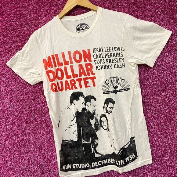 Sun Records Company Million Dollar Quartet T-Shirt Size Small - Picture 3 of 4